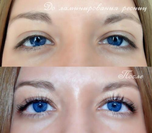 Ламинирование ресниц ( с покраской) - 800 р. 02