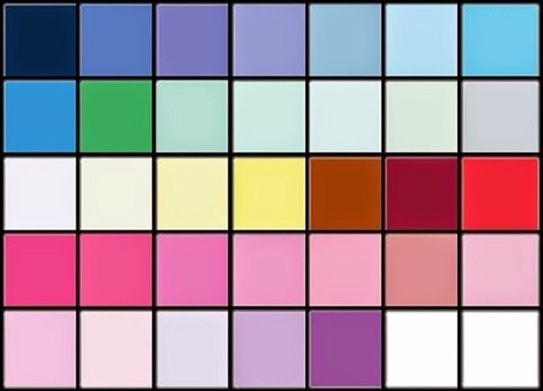 цветотип визажист мэйкап. Лето. 02 цветотип визажист мэйкап. Лето. 02