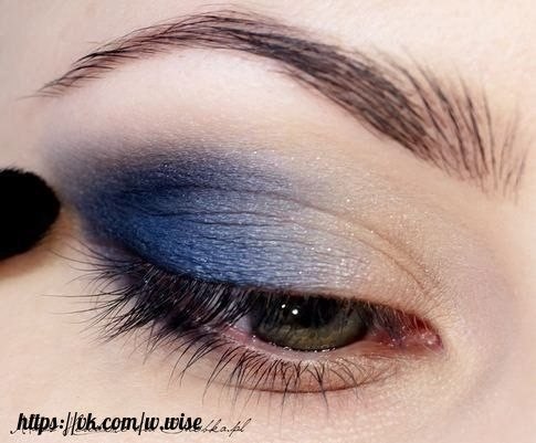 Фото-урок макияжа глаз Благородный синий. 04