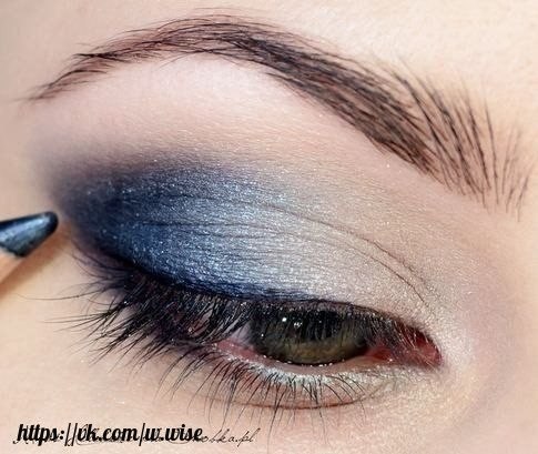 Фото-урок макияжа глаз Благородный синий. 08