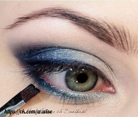 Фото-урок макияжа глаз Благородный синий. 06