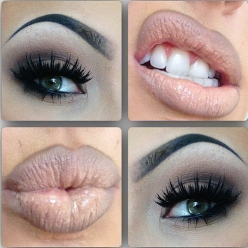 Идея яркого макияжа/как красить глаза красным карандашом для создания полного эффекта пышных ресниц. 02