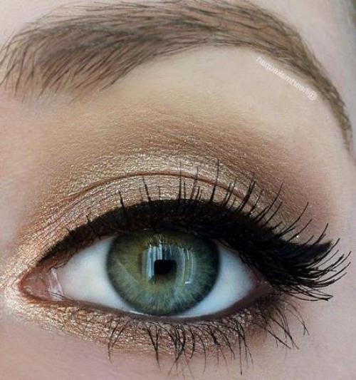 Макияж для зеленых глаз. 05