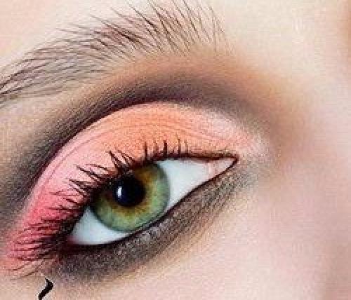 Макияж для зеленых глаз. 01