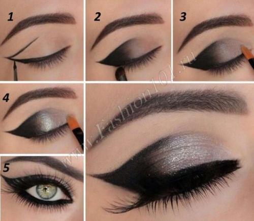 Учимся делать макияж Smoky Eyes. 04 Учимся делать макияж Smoky Eyes. 04