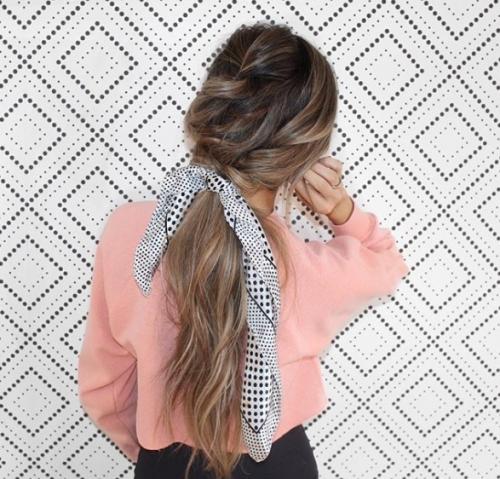 Как использовать платок в прическе: самые интересные варианты. 03