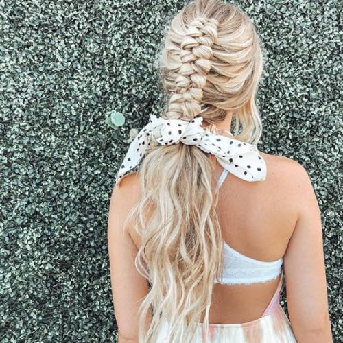 Как использовать платок в прическе: самые интересные варианты. 01