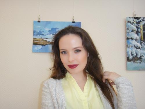 Экстравагантный макияж в стиле Золотого Века Голливуда, модель Василина Чупрова. 04