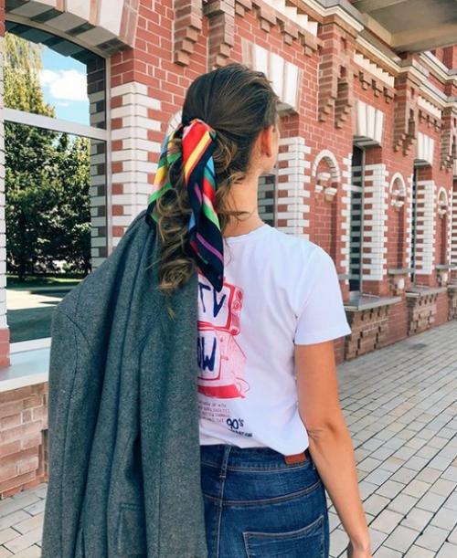 Как использовать платок в прическе: самые интересные варианты. 05