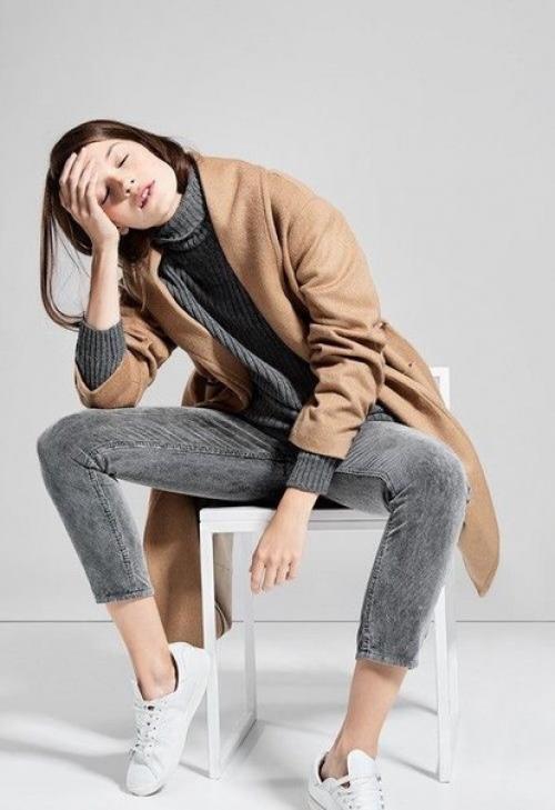 Луки для тестов, в основном состоят из базового гардероба. 01