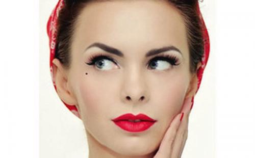 Макияж пин АП, мы создаем кокетливый ретро образ? 03