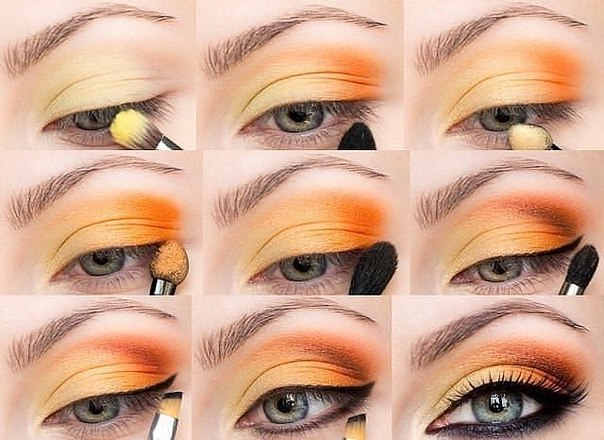 Предлагаем Вашему вниманию макияж для зеленых, карих и голубых глаз. 02
