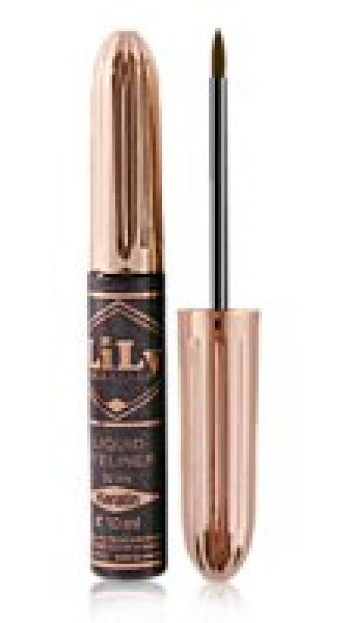 Жидкая подводка для глаз с блестящими частицами от Lily просто необходима для создания яркого, праздничного вечернего макияжа. 01