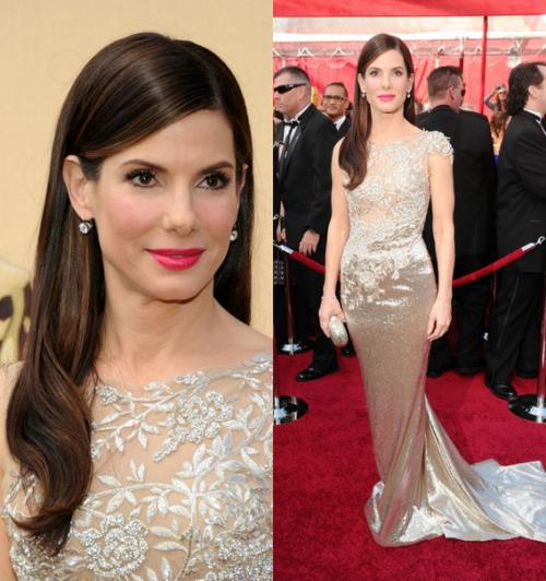 Лучшие бьюти - образы Сандры буллок. 03