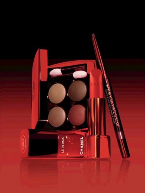 Новая коллекция макияжа Chanel, посвященная красному цвету. 02