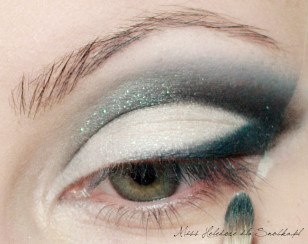 Макияж Снежная королева . для серых и зеленых глаз. 03