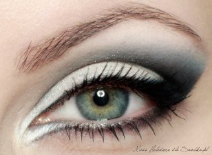 Макияж Снежная королева . для серых и зеленых глаз. 06