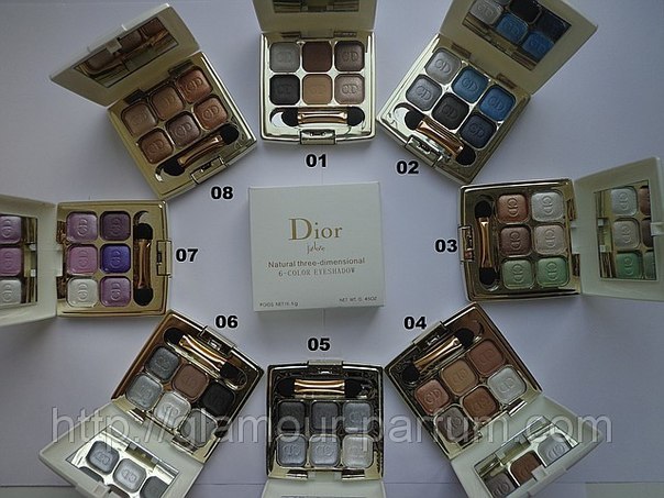 Тени для век Dior Jadore (Диор жадор) 6 Colours. 04