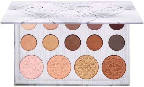 Палетка теней и хайлайтеров Carli Bybel, 14 нейтральных оттенков BH Cosmetics. 03