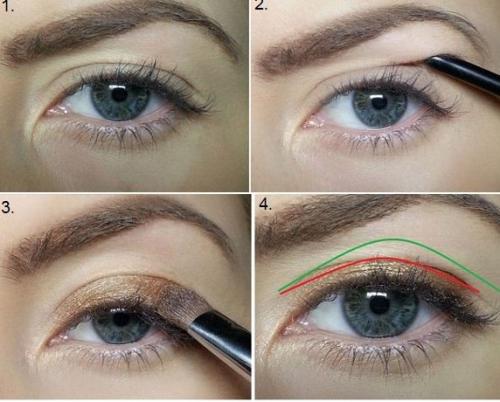 Макияж для нависшего века. 02