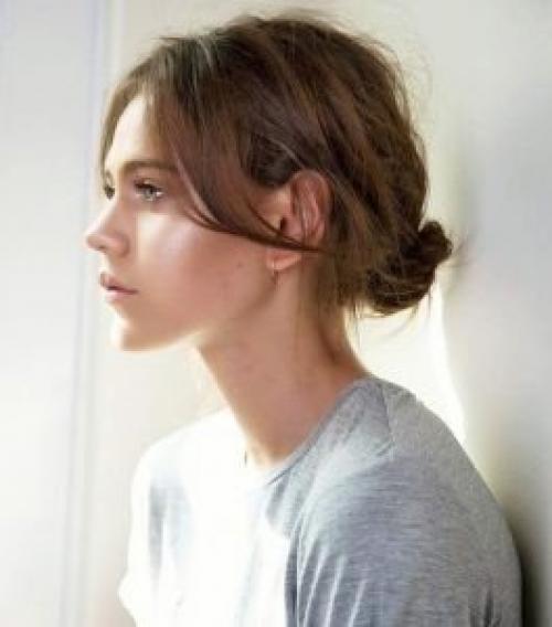 Пучок на короткие волосы. 01 Пучок на короткие волосы. 01