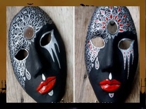 Материалы для маски папье-маше. 07 Материалы для маски папье-маше. 07