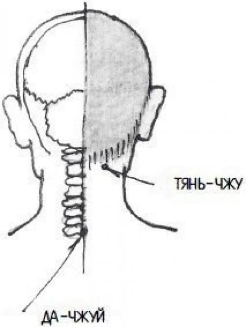 Точка джа. Тянь Чжу. Тянь-Чжу точка акупунктуры. «Тянь-Чжу v 10». V10 точка акупунктуры.