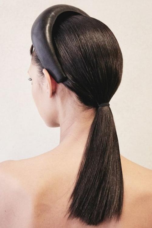 10 способов носить низкий хвост. 02