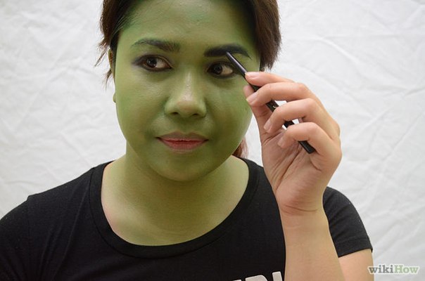 Макияж страшной ведьмы. 07