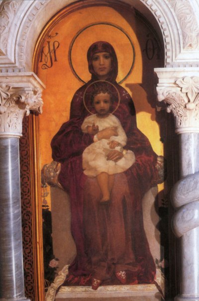 Михаил Врубель. Богоматерь с младенцем. 01 Михаил Врубель. Богоматерь с младенцем. 01