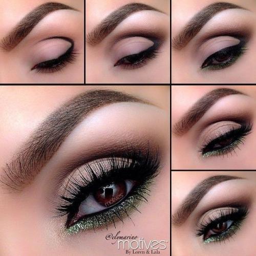 Как применять зеленый оттенок в макияже глаз? 05