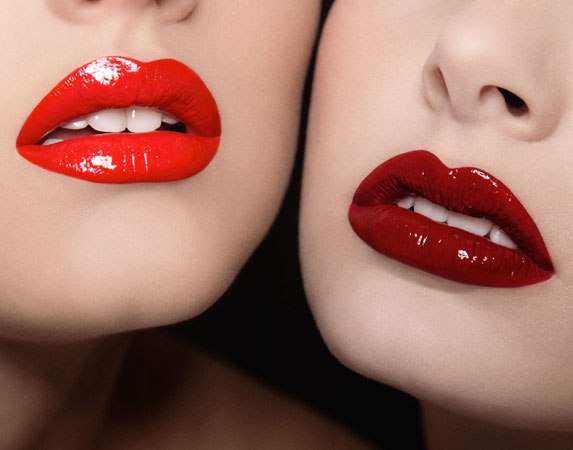 Красная розовая помада снова в моде! 01