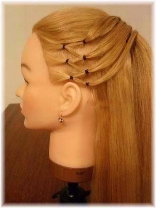 Урок создания красивой вечерней прически. 03