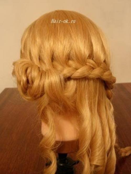 Урок красивой вечерней прически. 05