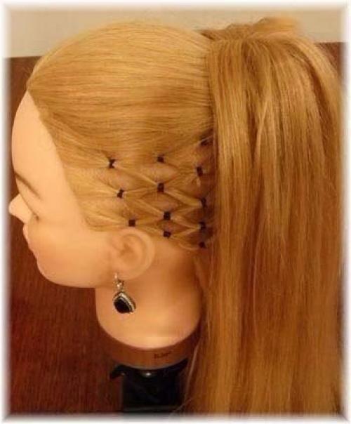 Урок создания красивой вечерней прически. 07