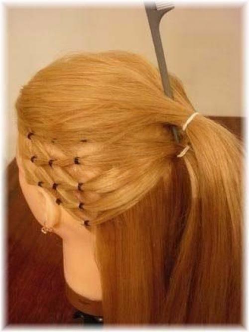 Урок создания красивой вечерней прически. 05