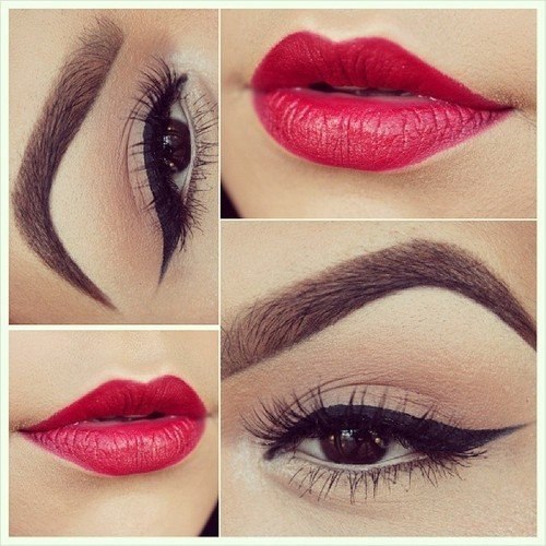 Красная розовая помада снова в моде! 06