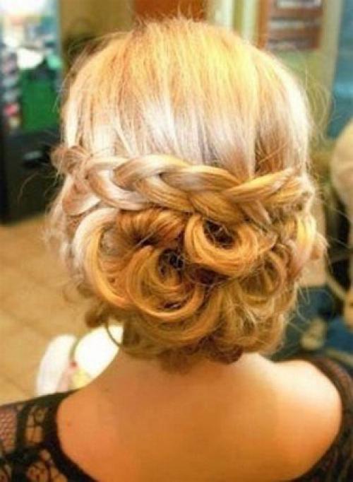 Урок красивой вечерней прически. 07