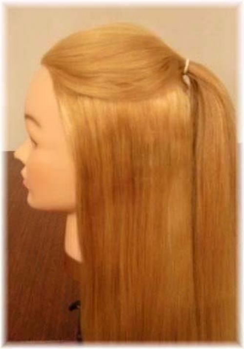 Урок создания красивой вечерней прически. 01