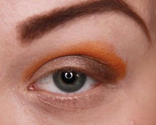 Лёгкий макияж в тёплых тонах - пошагово. 05