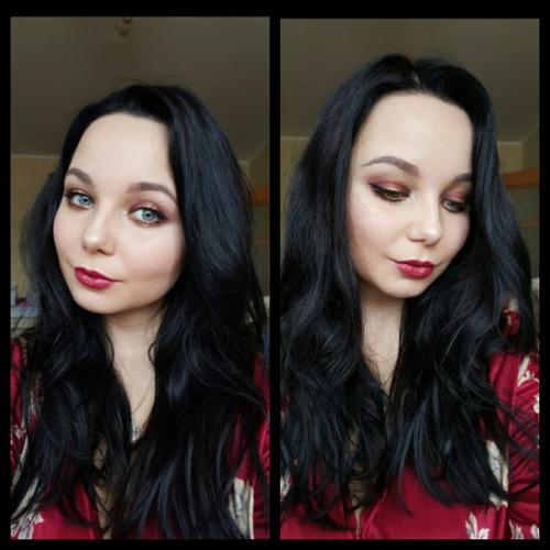 Так как наступающий год - год петуха, то основные цвета в макияже будут золотой и красный. 01