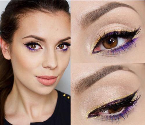 Лишь в том случае, если для новогодней ночи ты выбрала макияж со стрелками, то они должны быть идеальными! 01