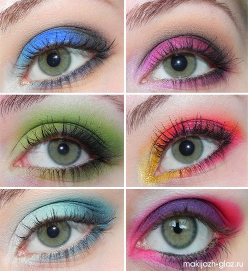 Макияж для зеленых глаз пошаговый урок. источник Интернет. 07