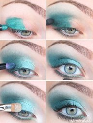 Макияж для голубых глаз пошаговый урок. источник Интернет. 02