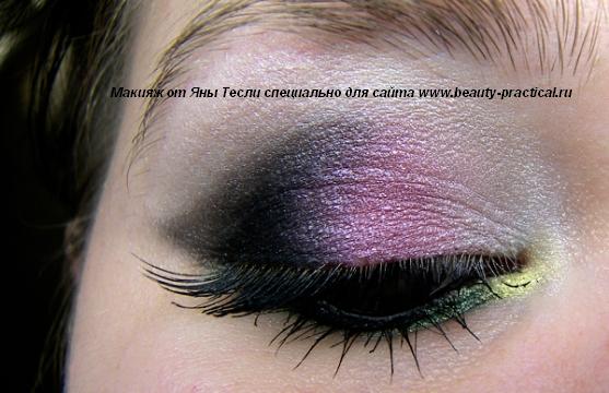 *вечерний - в отличие от дневного макияжа в создании вечернего макияжа основное внимание уделяется не только губам, но еще и глазам. 01