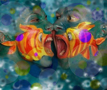 Креативный макияж.  Всегда и во все времена представительницы женского пола стремились к совершенству. 02