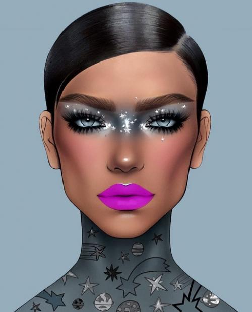 Вдохновляющие фейсчарты от @milk1422. 04