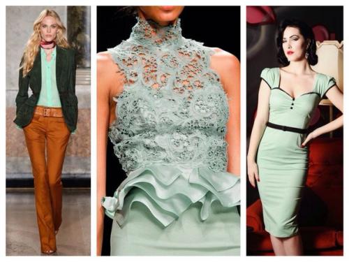 Мятный цвет к типу внешности. 04