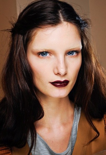 Винные оттенки на губах то_что_модно. 01