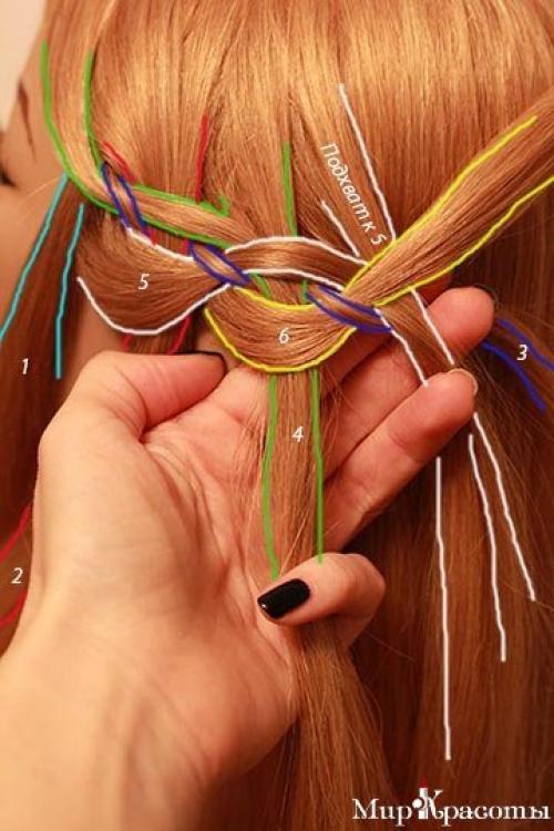 Пошаговый урок прически. 08